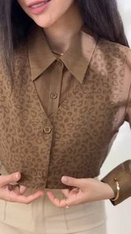 شومیز ژیله پلنگی
