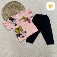 تیشرت ساپورت دخترانه مدل میکی موس (1 تا 7 سال)