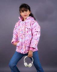 کاپشن دخترانه طرح تکشاخ