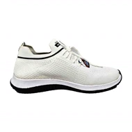 کفش کتانی طبی اسکیچرز جورابی سفید skechers