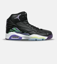 کفش کتانی ساق‌دار مردانه مشکی بنفش سبز Nike air jordan 6 مدل 6929