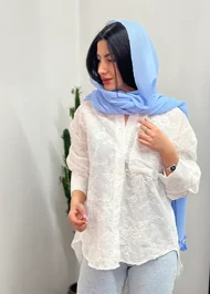 شومیز خامه دوزی کد 4043