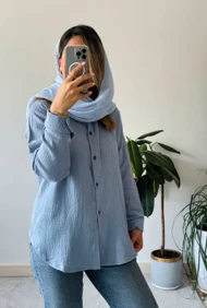 شومیز مانتویی ستاره