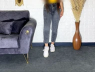 شلوار لی مام فیت