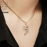 پلاک فرشته ایستاده نگین‌دار ژوپینگ