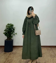 مانتو عبایی بلند رایلی 3