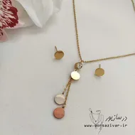 نیم ست استیل دایره 3 رنگ