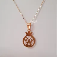 آویز طرح انار و قلب لیزری-کد 264