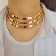 گردنبند چوکر (طوق) گردن مدل سه لاین