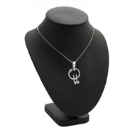 آویز اسم مامان و زنجیر نقره روز مادر نقره 925