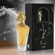 عطر ادکلن ماهر زنانه طلایی لطافه Lattafa Maahir For Women 100ml کد 112