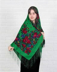 چارقد نخ ابریشم ترک(طرح تاتار)