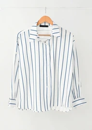 شومیز ساتن راه راه