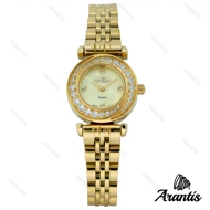 ساعت الکسا 2000z زنانه تمام طلایی دورنگین w-10106