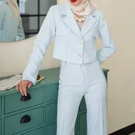 کت رانیا رنگ آبی