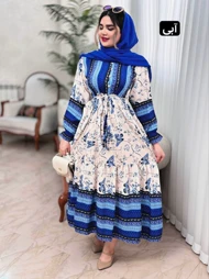 پیراهن فلور پروانه 2066