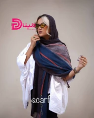 شال hermes پلیسه نخی
