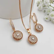 نیم ست ورساچه نگین‌دار ژوپینگ کد 250