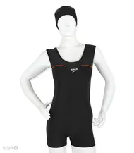 ست مایو یک تکه کاپ‌دار و کلاه طرح Speedo