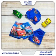 کلاه و مایو پسرانه طرح مک کویین