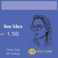 عدسی طبی فتوکرومیک سی مکس See Max 1.56 PHOTOCHOROMIC/SPIN COAT/GRAY/ANTY GLARE