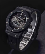 ساعت مردانه هابلوت اسکلینتون تمام مشکی