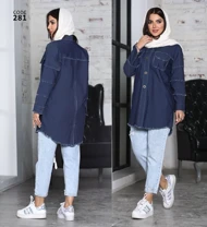 مانتو جین سنگ‌شور زنانه