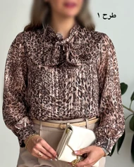 شومیز ساتن حریر لمه دار 1