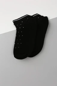 جوراب مچی طرح برجسته خال‌خالی زنانه