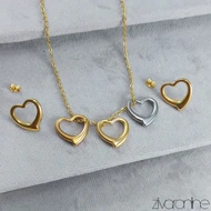 نیم ست مدل قلب سه رنگ 10075