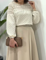شومیز مجلسی سوزندوزی دانتل آدینا