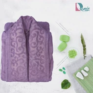 حوله تن پوش طرح الینا رنگ یاسی