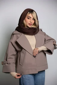 بارانی سانتانا الورا New (کرم تیره)