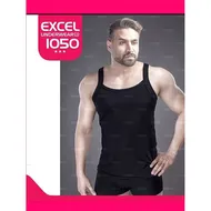 ست زیرپوش و شورت پادار مشکی اکسل مدل 1050 سایز xl