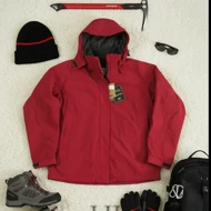 SIZE M-L کاپشن دوپوش گورتکس حرفه ای استوک اورجینال از برند معتبر کچوا فرانسه