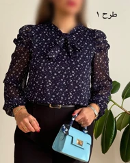 شومیز حریر آستین پفی4