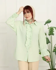 شومیز ایوا یقه چین زنانه 0888