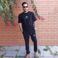 ست تیشرت شلوار لش بالنسیاگا رنگ مشکی