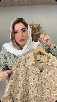 شومیز گل‌گلی