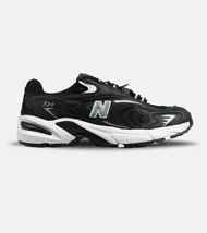 کفش کتانی مردانه و زنانه مشکی سفید NEW BALANCE 725 مدل 7268
