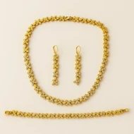 سرویس طلایی طرح گل با گارانتی