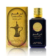 عطر ادکلن اورجینال درهم گلد طلایی Dirham Gold ذهبی زنانه برند ارض الزعفران کد 518