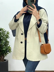 مانتوکتی تک‌دکمه زنانه