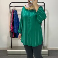 تونیک آستین دکمه زنانه