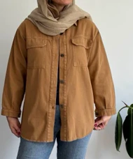 مانتو جین رنگی