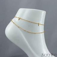 پابند دولاین مدل وی طلایی 60038