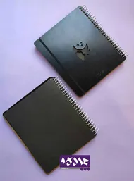 دفتر برگ مشکی آترون