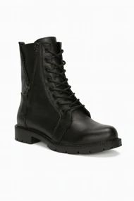 نیم بوت چرم بندی لژ دار / پپرونی...