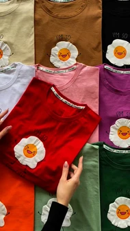 تی‌شرت چاپی egg