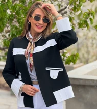 کت یقه سفید